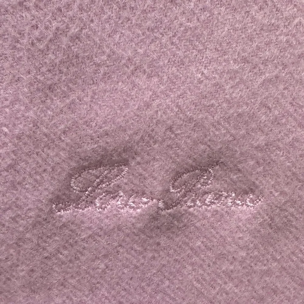 Auth Loro Piana 100% Pink Cashmere Scarf